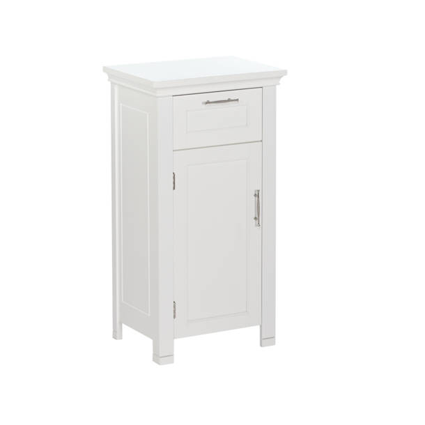 Wade Logan® Arroyos Solid Wood Freestanding Bathroom Cabinet & Reviews ...